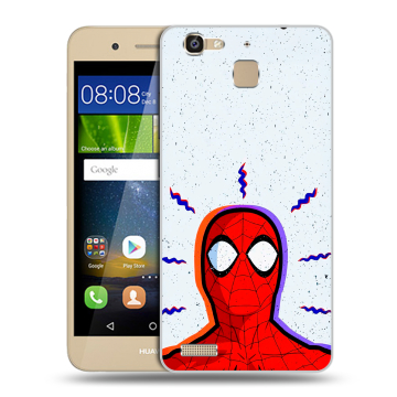 Пластиковый чехол на Huawei GR3 с принтом Spiderman Человек паук