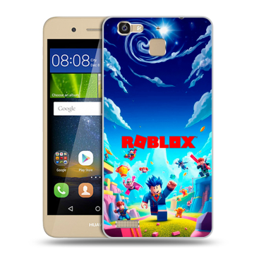Пластиковый чехол на Huawei GR3 с принтом Roblox Роблокс