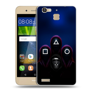 Пластиковый чехол на Huawei GR3 с принтом Игра Кальмара
