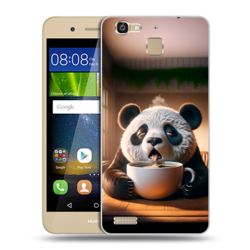 Пластиковый чехол на Huawei GR3 с принтом смешная панда