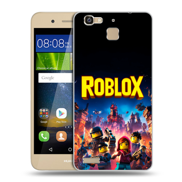 Пластиковый чехол на Huawei GR3 с принтом Roblox Роблокс