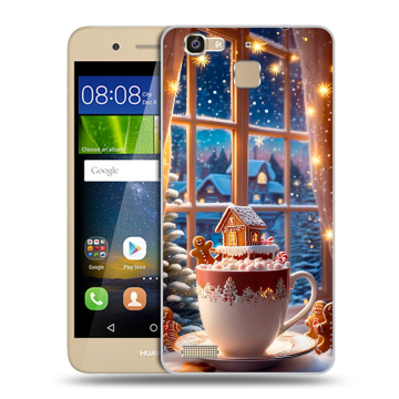 Пластиковый чехол на Huawei GR3 с принтом Новый год