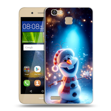 Пластиковый чехол на Huawei GR3 с принтом Новый год
