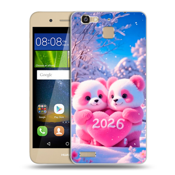Пластиковый чехол на Huawei GR3 с принтом Новый год
