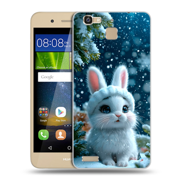 Пластиковый чехол на Huawei GR3 с принтом Новый год