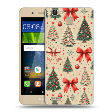 Пластиковый чехол на Huawei GR3 с принтом Новый год