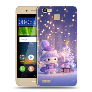 Пластиковый чехол на Huawei GR3 с принтом Новый год