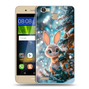 Пластиковый чехол на Huawei GR3 с принтом Новый год