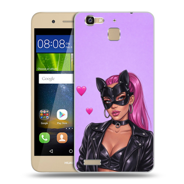 Пластиковый чехол на Huawei GR3 с принтом женский