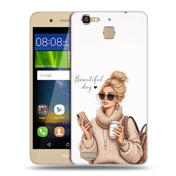 Пластиковый чехол на Huawei GR3 с принтом женский Пластиковый чехол на Huawei GR3 с принтом женский