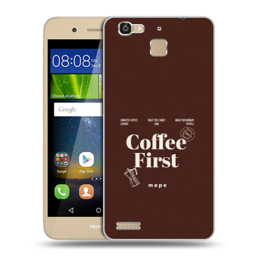 Пластиковый чехол на Huawei GR3 с принтом женский
