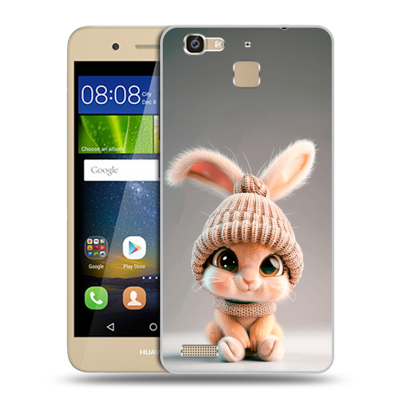 Пластиковый чехол на Huawei GR3 с принтом Кролик Пластиковый чехол на Huawei GR3 с принтом Кролик