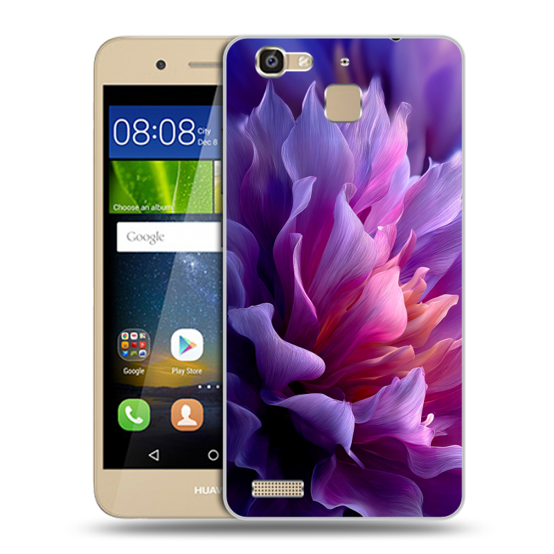 Пластиковый чехол на Huawei GR3 с принтом женский цветы Пластиковый чехол на Huawei GR3 с принтом женский цветы