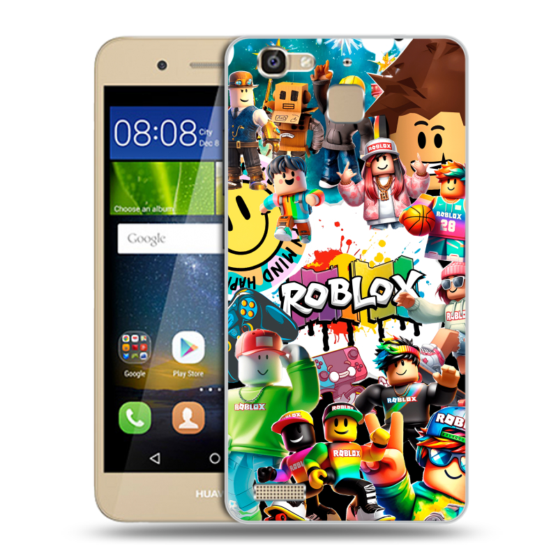Пластиковый чехол на Huawei GR3 с принтом Roblox Роблокс Пластиковый чехол на Huawei GR3 с принтом Roblox Роблокс