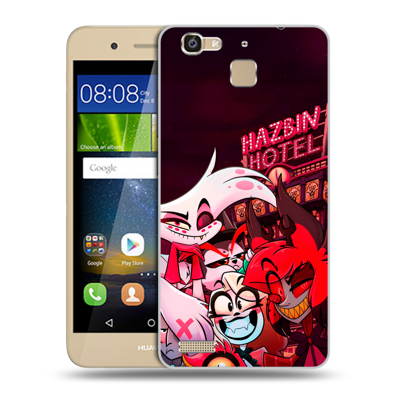 Пластиковый чехол на Huawei GR3 с принтом Hazbin Hotel Отель Хазбин Пластиковый чехол на Huawei GR3 с принтом Hazbin Hotel Отель Хазбин