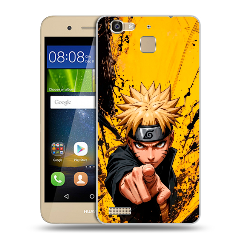 Пластиковый чехол на Huawei GR3 с принтом Naruto Наруто Пластиковый чехол на Huawei GR3 с принтом Naruto Наруто
