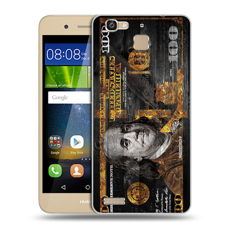 Пластиковый чехол на Huawei GR3 с принтом Доллар деньги Пластиковый чехол на Huawei GR3 с принтом Доллар деньги