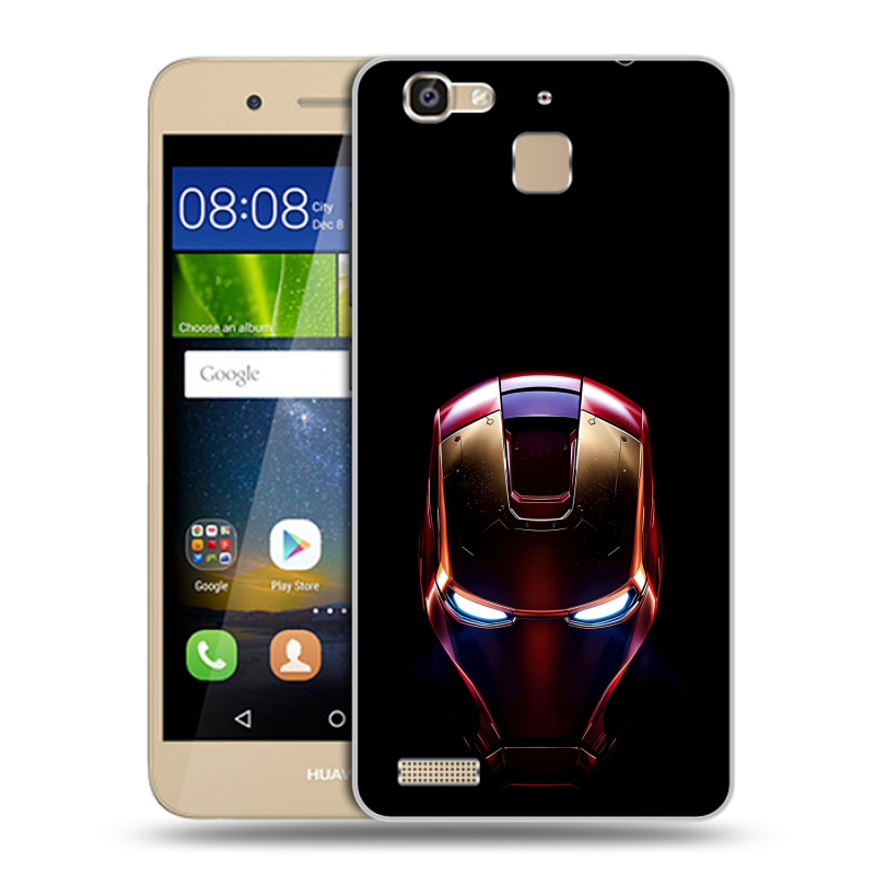 Пластиковый чехол на Huawei GR3 с принтом IronMan Железный человек Пластиковый чехол на Huawei GR3 с принтом IronMan Железный человек