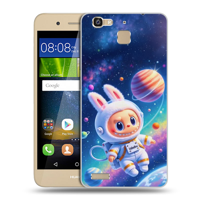 Пластиковый чехол на Huawei GR3 с принтом Labubu Лабубу Пластиковый чехол на Huawei GR3 с принтом Labubu Лабубу
