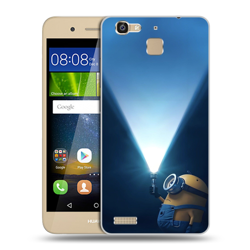Пластиковый чехол на Huawei GR3 с принтом Миньоны Пластиковый чехол на Huawei GR3 с принтом Миньоны