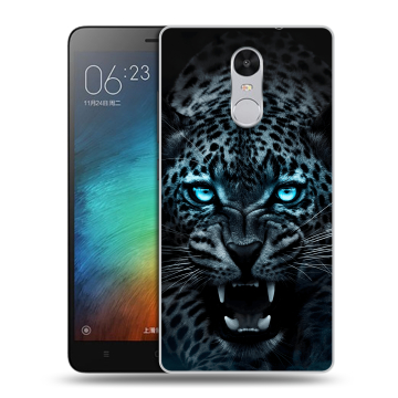 Пластиковый чехол на Xiaomi RedMi Pro с принтом Темный леопард