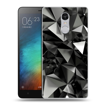 Пластиковый чехол на Xiaomi RedMi Pro с принтом Черные кристаллы