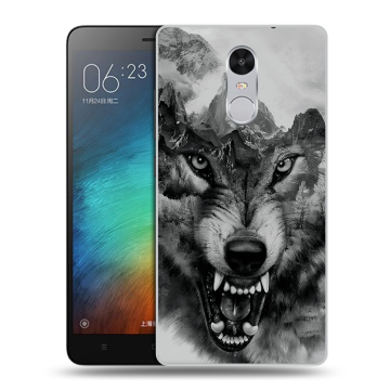 Пластиковый чехол на Xiaomi RedMi Pro с принтом Волк