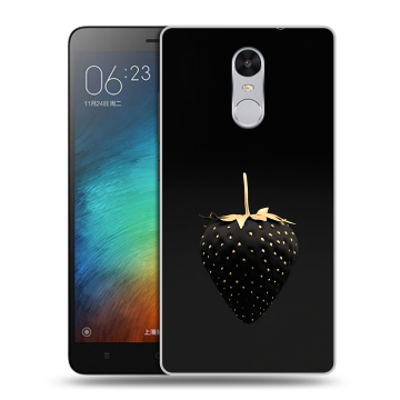 Пластиковый чехол на Xiaomi RedMi Pro с принтом Черная клубника