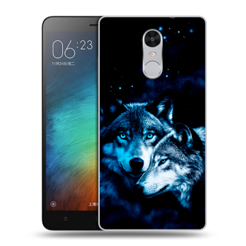 Пластиковый чехол на Xiaomi RedMi Pro с принтом Волки