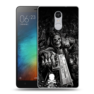 Пластиковый чехол на Xiaomi RedMi Pro с принтом Скелет