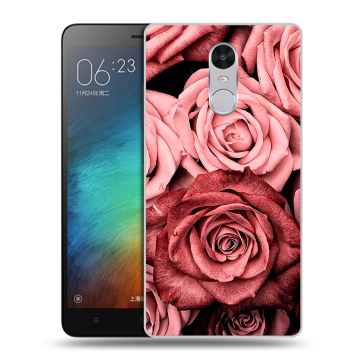 Пластиковый чехол на Xiaomi RedMi Pro с принтом Цветы розы