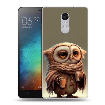 Пластиковый чехол на Xiaomi RedMi Pro с принтом Сова
