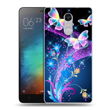 Пластиковый чехол на Xiaomi RedMi Pro с принтом Бабочки Пластиковый чехол на Xiaomi RedMi Pro с принтом Бабочки