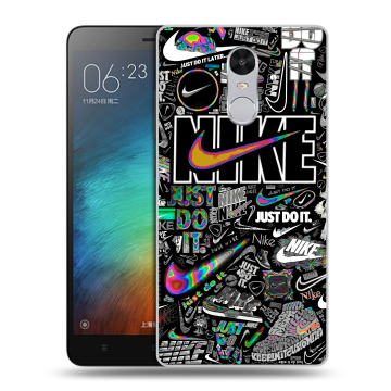 Пластиковый чехол на Xiaomi RedMi Pro с принтом Найк