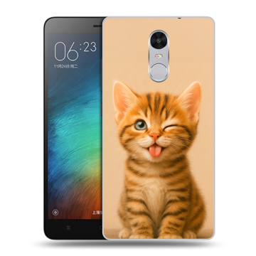 Пластиковый чехол на Xiaomi RedMi Pro с принтом котенок