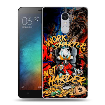 Пластиковый чехол на Xiaomi RedMi Pro с принтом Дональд Дак Деньги Пластиковый чехол на Xiaomi RedMi Pro с принтом Дональд Дак Деньги