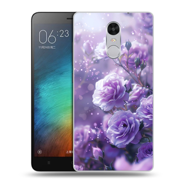Пластиковый чехол на Xiaomi RedMi Pro с принтом Розы цветы