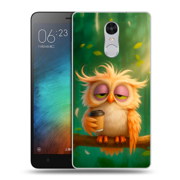 Пластиковый чехол на Xiaomi RedMi Pro с принтом сова Пластиковый чехол на Xiaomi RedMi Pro с принтом сова