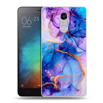 Пластиковый чехол на Xiaomi RedMi Pro с принтом синий мрамор Пластиковый чехол на Xiaomi RedMi Pro с принтом синий мрамор