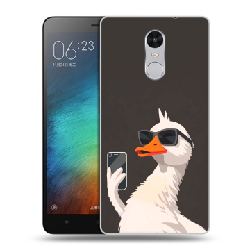 Пластиковый чехол на Xiaomi RedMi Pro с принтом утка в очках Пластиковый чехол на Xiaomi RedMi Pro с принтом утка в очках