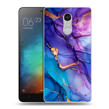 Пластиковый чехол на Xiaomi RedMi Pro с принтом синий мрамор Пластиковый чехол на Xiaomi RedMi Pro с принтом синий мрамор