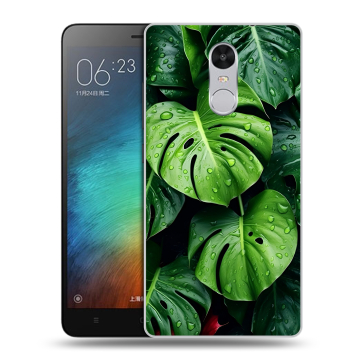 Пластиковый чехол на Xiaomi RedMi Pro с принтом Листья Пластиковый чехол на Xiaomi RedMi Pro с принтом Листья