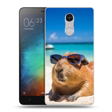 Пластиковый чехол на Xiaomi RedMi Pro с принтом Капибара Пластиковый чехол на Xiaomi RedMi Pro с принтом Капибара