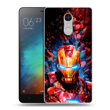 Пластиковый чехол на Xiaomi RedMi Pro с принтом Железный человек Ironman