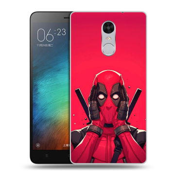 Пластиковый чехол на Xiaomi RedMi Pro с принтом Дедпул Deadpool