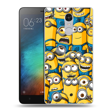 Пластиковый чехол на Xiaomi RedMi Pro с принтом Миньоны Пластиковый чехол на Xiaomi RedMi Pro с принтом Миньоны