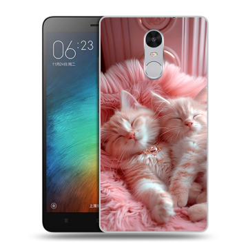 Пластиковый чехол на Xiaomi RedMi Pro с принтом котята котики