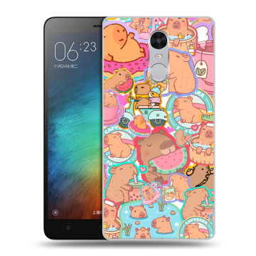Пластиковый чехол на Xiaomi RedMi Pro с принтом капибары
