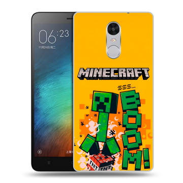 Пластиковый чехол на Xiaomi RedMi Pro с принтом Майнкрафт Minecraft
