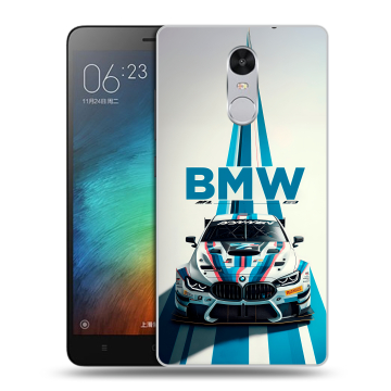 Пластиковый чехол на Xiaomi RedMi Pro с принтом БМВ BMW